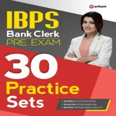 30 Practice Sets Ibps Bank Clerk Pre Exam 2021
