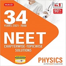 34 Years Neet Previous Year Solved Question Papers With Neet Chapterwise Topicwise Solutions Physics