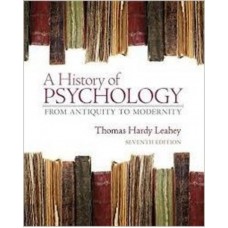 A History of Psychology by Leahey