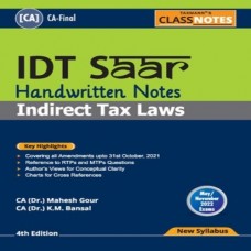 Audit Saar handwritten notes indirect tax laws 4 ED