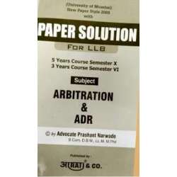Arbitration And ADR (Paper Solution) Aarti & Co.